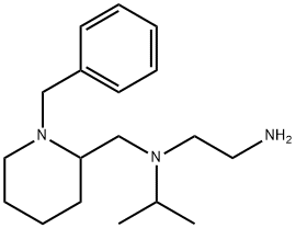 N*1*-(1-Benzyl-piperidin-2-ylMethyl)-N*1*-isopropyl-ethane-1,2-diaMine Struktur