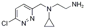 N*1*-(6-Chloro-pyridazin-3-ylMethyl)-N*1*-cyclopropyl-ethane-1,2-diaMine Struktur