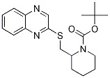 2-(Quinoxalin-2-ylsulfanylMethyl)-p
iperidine-1-carboxylic acid tert-bu
tyl ester Struktur