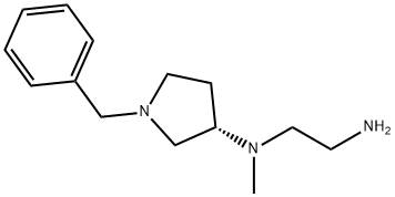 N*1*-((S)-1-Benzyl-pyrrolidin-3-yl)-N*1*-Methyl-ethane-1,2-diaMine Struktur