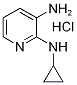 N*2*-Cyclopropyl-pyridine-2,3-diaMine hydrochloride Struktur