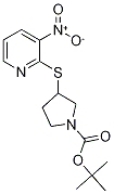 3-(3-Nitro-pyridin-2-ylsulfanyl)-py
rrolidine-1-carboxylic acid tert-bu
tyl ester Struktur