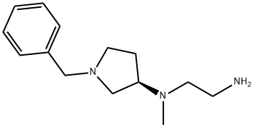 N*1*-((R)-1-Benzyl-pyrrolidin-3-yl)-N*1*-Methyl-ethane-1,2-diaMine Struktur