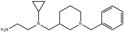 N*1*-(1-Benzyl-piperidin-3-ylMethyl)-N*1*-cyclopropyl-ethane-1,2-diaMine Struktur