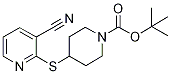 4-(3-Cyano-pyridin-2-ylsulfanyl)-pi
peridine-1-carboxylic acid tert-but
yl ester Struktur