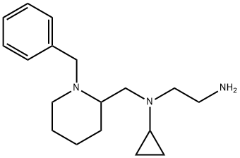 N*1*-(1-Benzyl-piperidin-2-ylMethyl)-N*1*-cyclopropyl-ethane-1,2-diaMine Struktur