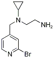 N*1*-(2-BroMo-pyridin-4-ylMethyl)-N*1*-cyclopropyl-ethane-1,2-diaMine Struktur