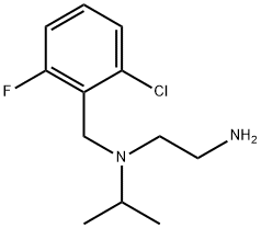 N*1*-(2-Chloro-6-fluoro-benzyl)-N*1*-isopropyl-ethane-1,2-diaMine Struktur