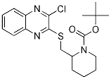 2-(3-Chloro-quinoxalin-2-ylsulfanyl
Methyl)-piperidine-1-carboxylic aci
d tert-butyl ester Struktur