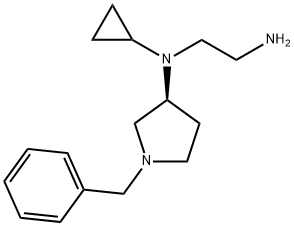 N*1*-((S)-1-Benzyl-pyrrolidin-3-yl)-N*1*-cyclopropyl-ethane-1,2-diaMine Struktur