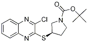 (R)-3-(3-Chloro-quinoxalin-2-ylsulf
anyl)-pyrrolidine-1-carboxylic acid
tert-butyl ester Struktur