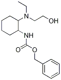 {2-[Ethyl-(2-hydroxy-ethyl)-aMino]-cyclohexyl}-carbaMic acid benzyl este Struktur