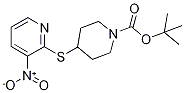 4-(3-Nitro-pyridin-2-ylsulfanyl)-pi
peridine-1-carboxylic acid tert-but
yl ester Struktur