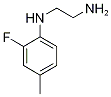 N*1*-(2-Fluoro-4-Methyl-phenyl)-ethane-1,2-diaMine Struktur