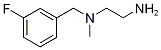 N*1*-(3-Fluoro-benzyl)-N*1*-Methyl-ethane-1,2-diaMine Struktur