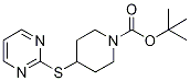 4-(PyriMidin-2-ylsulfanyl)-piperidi
ne-1-carboxylic acid tert-butyl est
er Struktur