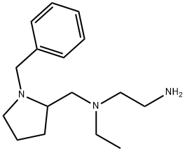 N*1*-(1-Benzyl-pyrrolidin-2-ylMethyl)-N*1*-ethyl-ethane-1,2-diaMine Struktur