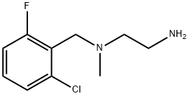 N*1*-(2-Chloro-6-fluoro-benzyl)-N*1*-Methyl-ethane-1,2-diaMine Struktur