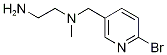 N*1*-(6-BroMo-pyridin-3-ylMethyl)-N*1*-Methyl-ethane-1,2-diaMine Struktur