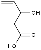 3-Hydroxypent-4-enoic acid Struktur