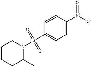 2-METHYL-1-[(4-NITROPHENYL)SULFONYL]PIPERIDINE Struktur