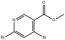 Methyl 4,6-dibroMonicotinate Struktur