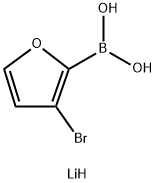 Lithium hydrogen-3-bromofuran-2-ylboronate Struktur