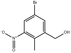 (5-broMo-2-Methyl-3-nitrophenyl)Methanol Struktur