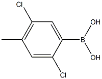 2,5-Dichloro-4-methyl-benzeneboronic acid Struktur