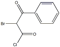 2-broMo-3-oxo-3-phenylpropanoyl chloride Struktur