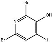 2,6-dibroMo-4-iodopyridin-3-ol Struktur