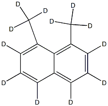 1.8-Dimethyl naphthalene (d12) Solution Struktur