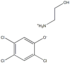 2.4.5-Trichlorophenol ethanolamine salt Solution Struktur