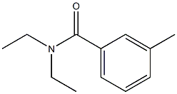 N.N-Diethyl-m-toluamide Solution Struktur