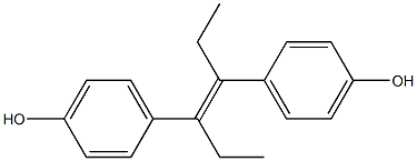 Diethyl stilbestrol Solution Struktur