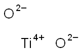 Titanium dioxide (hydrophobic, rutile) Struktur