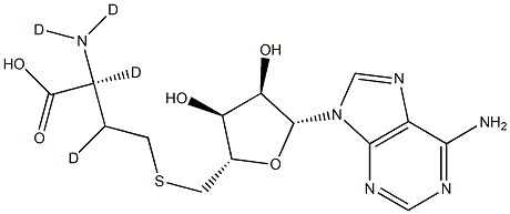 S-Adenosylhomocysteine-d4 Struktur