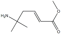 Methyl 5-aMino-5-Methylhex-2-enoate Struktur