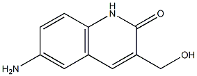 6-aMino-3-(hydroxyMethyl)quinolin-2(1H)-one Struktur