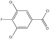 3,5-Dichloro-4-fluorobenzoyl chloride Struktur