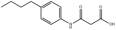 2-[(4-BUTYLPHENYL)CARBAMOYL]ACETIC ACID Struktur