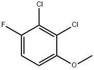 2,3-dichloro-1-fluoro-4-Methoxybenzene Struktur