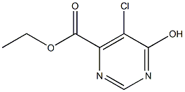 ethyl 5-chloro-6-hydroxypyriMidine-4-carboxylate Struktur