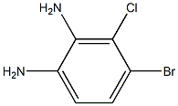 4-broMo-3-chlorobenzene-1,2-diaMine Struktur