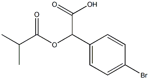 2-(4-BroMophenyl)-2-(isobutyryloxy)acetic Acid Struktur