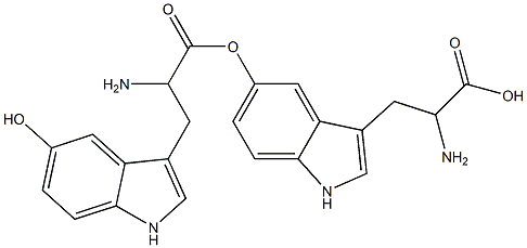 5-Hydroxy-DL-tryptophan 5-Hydroxy-DL-tryptophan Struktur