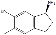 (1S)-6-BroMo-5-MethylindanylaMine Struktur