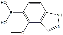 4-Methoxy-1H-indazol-5-yl-5-boronic acid Struktur