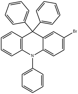 2-broMo-9,9,10-triphenyl-9,10-dihydroacridine Struktur