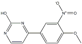 4-(4-Methoxy-3-nitrophenyl)pyriMidin-2-ol Struktur